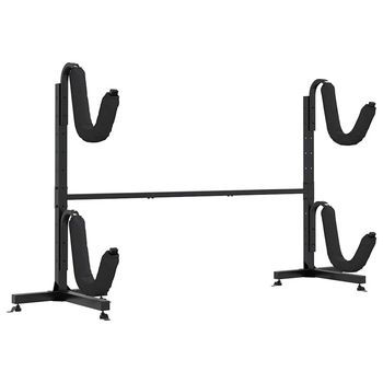 Soporte Para 2 Kayaks Acero 250x57x127,5 Cm Vidaxl