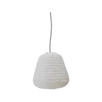 lampara colgante de papel blanco