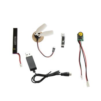 Motor sin escobillas Oversky 1104 4300KV con batería LiPo 3.7V 380mAh,ESC sin escobillas 6A,hélice plegable de 72 mm,pro