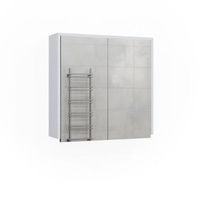armario con espejo para bano maltin 60 x 58 cm con dos puertas de espejo vicco
