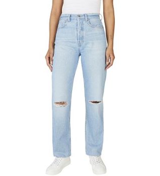 Pepe Jeans para mujer. PL204593RI5 Jeans en fit recto Celyn azul (30/30), Casual, Algodón, Denim, Sostenible