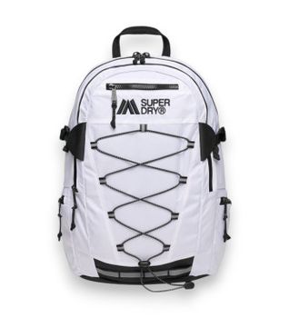 Superdry para mujer. W9110420A Mochila Outdoor 28L blanco (OSFA), Casual, Poliéster