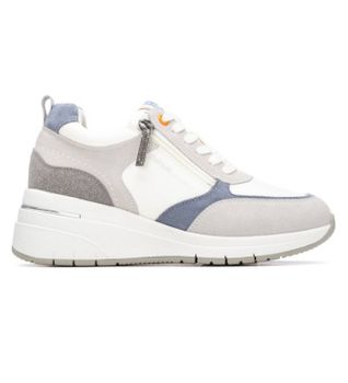 Refresh para mujer. 17505101-HIELO Zapatillas 175051 blanco (38), 3 a 5cm, Cremallera, Casual