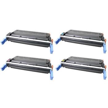 Compatible Multipack HP Colour LaserJet 4610n Printer Toner Cartridges (4 Pack) -C9720A