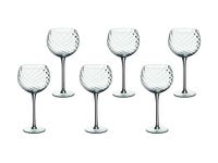 copas de vino o104cm - 6 piezas - transparente