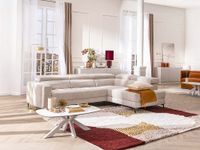 mesa de centro cristal blanco