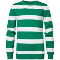 petrol industries jersey maglia girocollo righe bianco verde m-1000-kwr275 para hombre