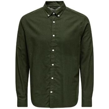 Only & Sons Camisa manga larga Road Life para hombre