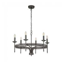 lampara de arana crown 6 luces
