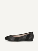 caprice ballerina black made of leather with block heel size 41