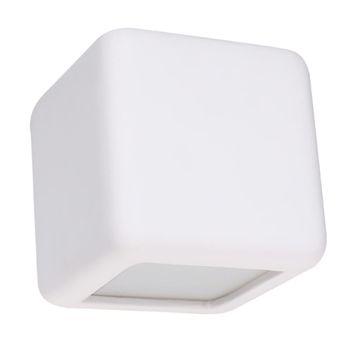 Lámpara de pared blanco cerámica alt. 14 cm