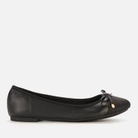 dune london womens hartlyn leather ballet flats - uk 3