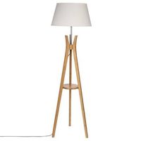 lampara de pie tripode de bambu kalo h156cm