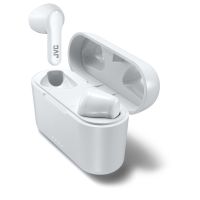 auriculares jvc inalambricos tws bluetooth resistencia salpicaduras microfono blanco