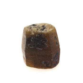Parisite - Pierre Natural De Muzo, Colombia - Mineral Raro De Recolección, Marrón - 6.4 Cts - Certificado De Autenticidad Incluido | 9 X 8 X 5 Mm