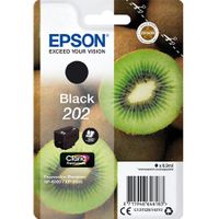 epson 202 t02e14010 black original claria premium standard capacity ink cartridge kiwi