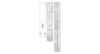 dyedbro frame fluor frame pelicula protectora blanco