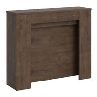 consola extensible 90x25211 cm efecto madera nogal