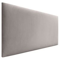 dhome cabecero de terciopelo liso 105x50 camas 105 - beige