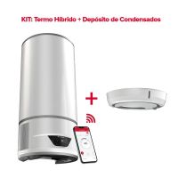 ariston lydos hybrid wifi termo electrico con aerotermia 80l a  deposito de condensados