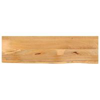 tablero de mesa  tablero de escritorio  superficie de mesa borde natural madera maciza mango 110x40x38 cm cfw444789