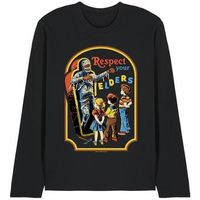 steven rhodes camiseta manga larga respect your elders para mujer