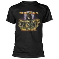grave digger camiseta knights of the cross para mujer