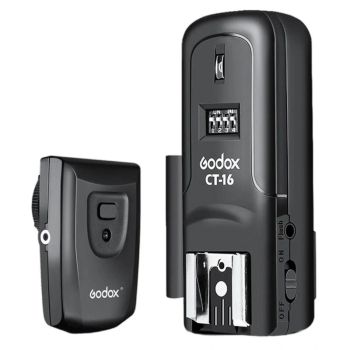 Godox CT-16 Disparador inalámbrico de flash de radio con 16 canales para Canon para Nikon Pentax Studio Speedlite Flash