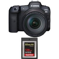 eos r5  rf 24-105mm f4l is usm  sandisk 128gb extreme pro cfexpress type b  2 anos de garantia