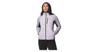 chaqueta polar columbia arctic crest hybride para mujer purpura