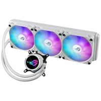 refrigeracion liquida asus rog strix lc iii 360mm 3 ventiladores argb lcd blanca