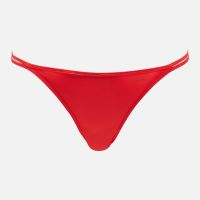 calvin klein double strap jersey thong - xl
