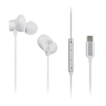 Auriculares Panasonic RP-TCM225DEW con cable USB-C Intraurales Llamadas/Música Blancos