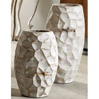 vasija terracota pleny blanco env 60 cms s2 33x20x60 cms
