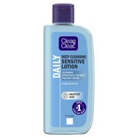 clean  clear deep cleansing sensitive lotion
