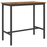 mesa madera vieja 100 x 50 x 905 cm vidaxl