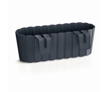 Jardinera para balcón boardee hook 4,9l., dimensiones (mm) 383x212x130, color antracita