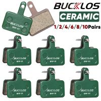 pastillas de freno de disco hidraulicas de ceramica bucklos para shimano b01s b05s 1246810 pares de pastillas de freno de disco resistentes al desgaste