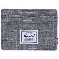 herschel cartera charlie wallet - raven crosshatch para hombre