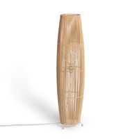 lampara de pie de bambu komu natural