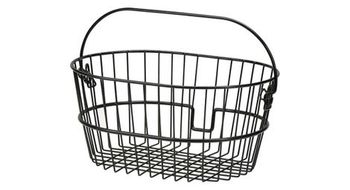Cesta delantera estandar klickfix negra