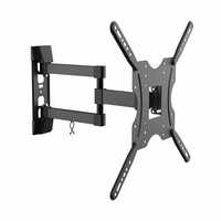 soporte de pared inclinable aisens para tv de 32p a 55p negro wt55tse-059