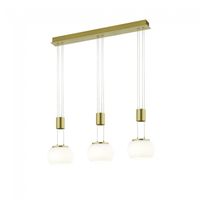 regleta de techo led madison opal dimmable 3x8w