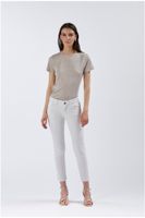 vaqueros denim skinny en tela bull denim white