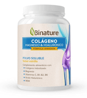 binature colageno magnesio y acido hialuronico bote sabor vainilla 369 gr