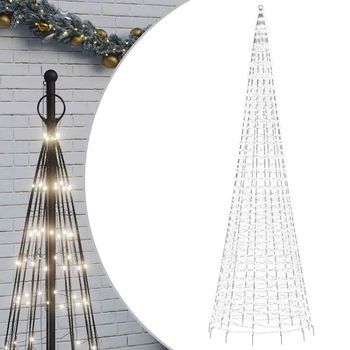 Árbol De Navidad 1534 Led Blanco Frío 500 Cm Vidaxl