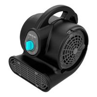 soplador de suelo - ventilador de secado blowindustry 2000 flowfloor 200w 1400rpm 3 velocidades flujo de aire 115 cecotec