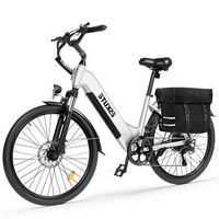 bicicleta electrica eskute c202 250w 48v175ah 26 accesorios - blanco
