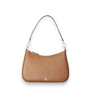 lauren ralph lauren para mujer 431883768007 bolso danni mediano cruzado de piel marron osfa casual