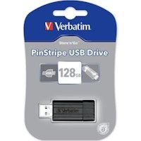 verbatim verbatim pinstripe 128gb unidad flash usb 20 cone